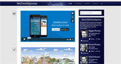 Desktop Screenshot of mytechopinion.com